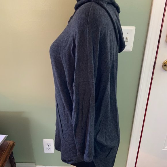 Grey Hoodie Tunic Women's Large - Picture 3 of 6